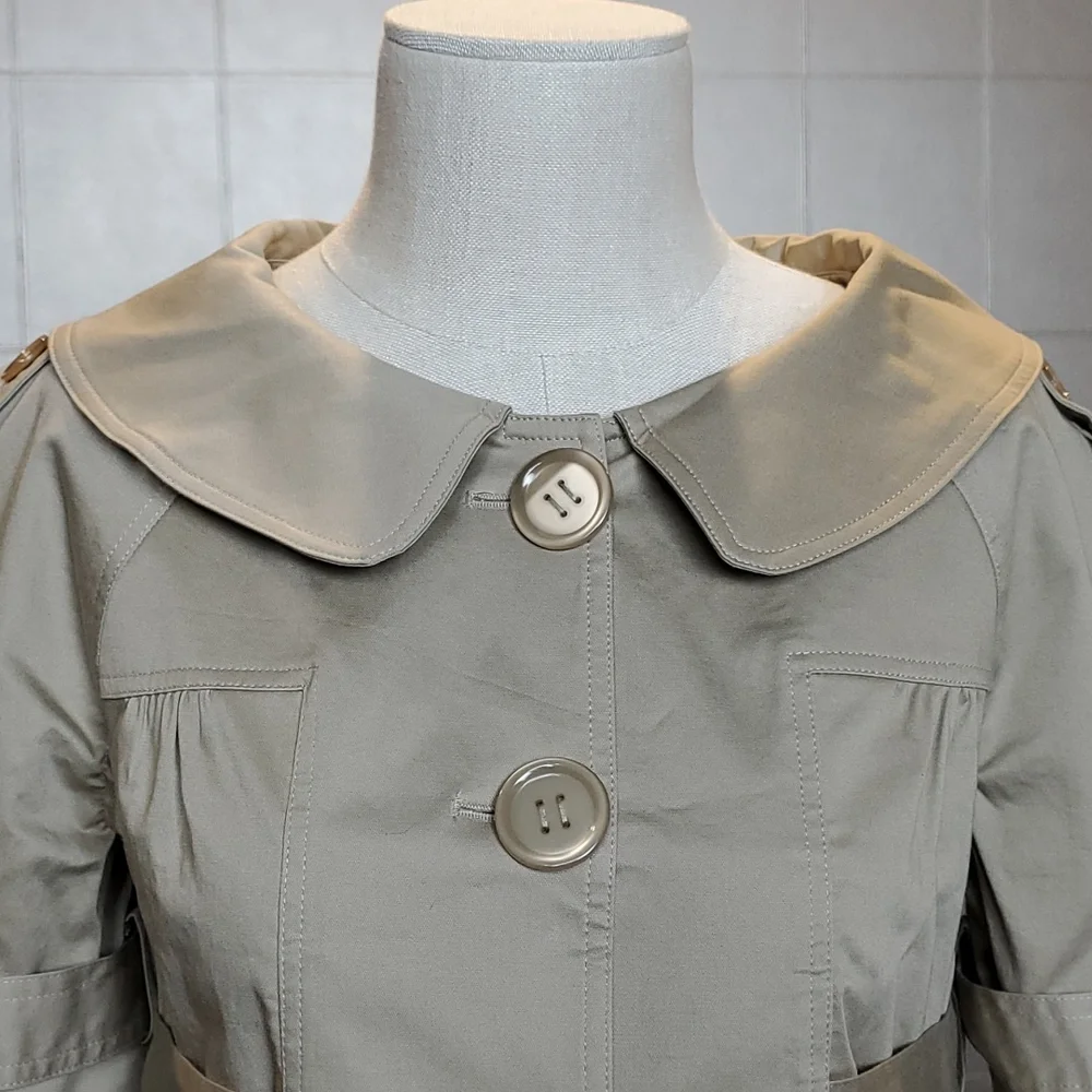 ( Cynthia Steffe ) Cute Cropped Belted Jacket - Picture 3 of 7